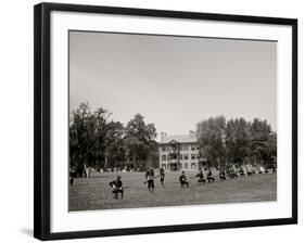 Skirmish Drill, U.S. Naval Academy-null-Framed Photo