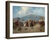 Skirmish During the Hungarian Revolution of 1848-1849, 1881-Alexander Villevalde-Framed Giclee Print