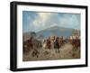 Skirmish During the Hungarian Revolution of 1848-1849, 1881-Alexander Villevalde-Framed Giclee Print