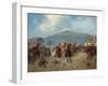 Skirmish During the Hungarian Revolution of 1848-1849, 1881-Alexander Villevalde-Framed Giclee Print