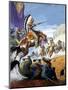 Skirmish Involving Indians and Soldiers-Severino Baraldi-Mounted Giclee Print