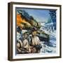 Skirmishes in the Snow-Gerry Wood-Framed Premium Giclee Print