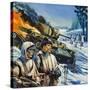 Skirmishes in the Snow-Gerry Wood-Stretched Canvas