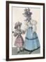 Skirt and Blouse 1828-null-Framed Art Print