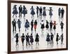 Skirts and Suits-Farrell Douglass-Framed Giclee Print