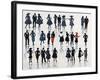 Skirts and Suits-Farrell Douglass-Framed Giclee Print