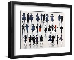 Skirts and Suits-Farrell Douglass-Framed Giclee Print