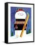 Skis for Snowman - Jack & Jill-Jack Weaver-Framed Stretched Canvas