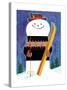 Skis for Snowman - Jack & Jill-Jack Weaver-Stretched Canvas