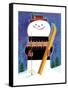 Skis for Snowman - Jack & Jill-Jack Weaver-Framed Stretched Canvas