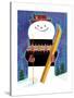 Skis for Snowman - Jack & Jill-Jack Weaver-Stretched Canvas