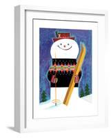 Skis for Snowman - Jack & Jill-Jack Weaver-Framed Premium Giclee Print