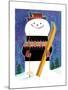 Skis for Snowman - Jack & Jill-Jack Weaver-Mounted Giclee Print