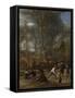 Skittle Players Outside an Inn, Ca 1663-Jan Havicksz Steen-Framed Stretched Canvas