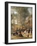 Skittle Players Outside an Inn, circa 1660-63-Jan Havicksz. Steen-Framed Giclee Print