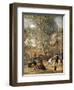 Skittle Players Outside an Inn, circa 1660-63-Jan Havicksz. Steen-Framed Giclee Print