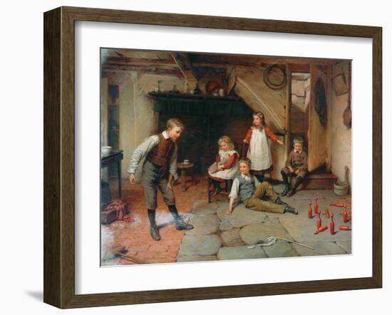 Skittles, 1905-Harry Brooker-Framed Giclee Print