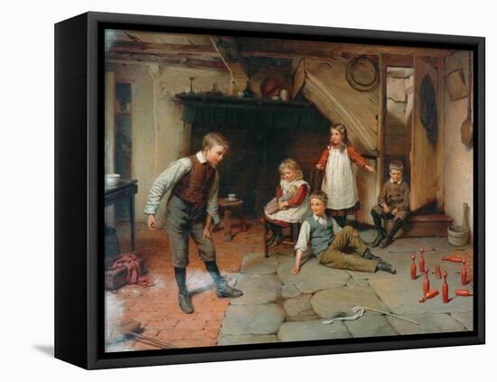 Skittles, 1905-Harry Brooker-Framed Stretched Canvas