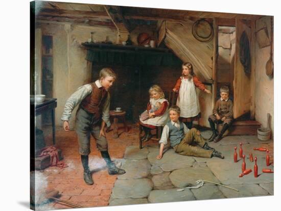 Skittles, 1905-Harry Brooker-Stretched Canvas