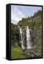 Skjervefossen Waterfall, Near Voss, Hordaland, Norway, Scandinavia, Europe-Gary Cook-Framed Stretched Canvas