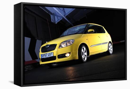 SKODA Fabia 2007-Simon Clay-Framed Stretched Canvas