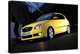 SKODA Fabia 2007-Simon Clay-Stretched Canvas