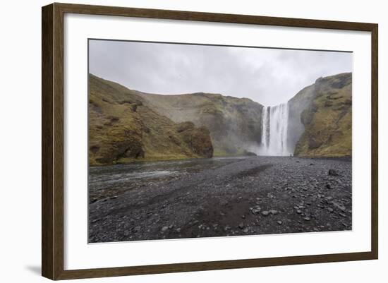 Skogafoss, Iceland, Polar Regions-Michael-Framed Photographic Print