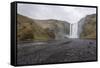 Skogafoss, Iceland, Polar Regions-Michael-Framed Stretched Canvas