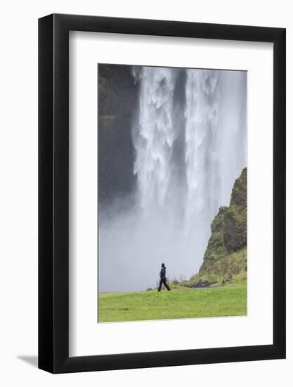 Skogafoss, Iceland, Polar Regions-Michael-Framed Photographic Print