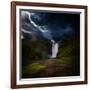 Skógafoss - Iceland-Philippe Sainte-Laudy-Framed Photographic Print