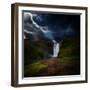 Skógafoss - Iceland-Philippe Sainte-Laudy-Framed Photographic Print