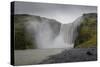 Skogafoss waterfall, Iceland, Polar Regions-Jon Reaves-Stretched Canvas