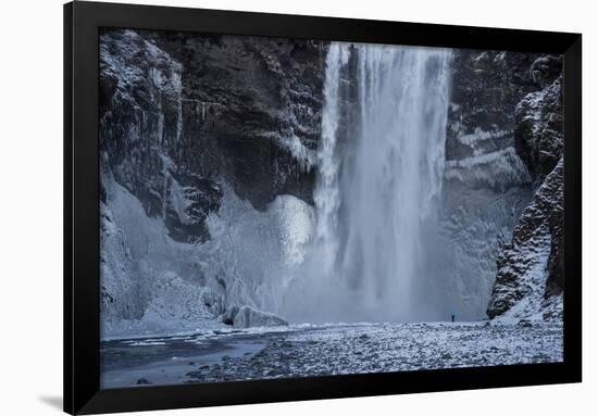 Skogafoss Waterfall in Southern Iceland-Alex Saberi-Framed Photographic Print