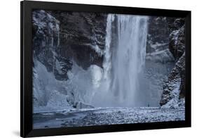 Skogafoss Waterfall in Southern Iceland-Alex Saberi-Framed Photographic Print