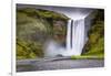 Skogafoss Waterfall Situated on the Skoga River in the South Region, Iceland, Polar Regions-Andrew Sproule-Framed Premium Photographic Print