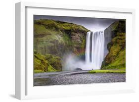 Skogafoss Waterfall Situated on the Skoga River in the South Region, Iceland, Polar Regions-Andrew Sproule-Framed Photographic Print
