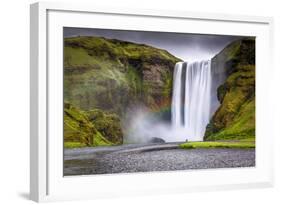 Skogafoss Waterfall Situated on the Skoga River in the South Region, Iceland, Polar Regions-Andrew Sproule-Framed Photographic Print