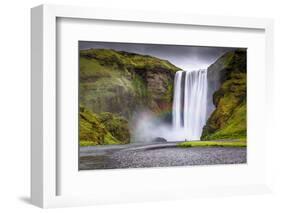 Skogafoss Waterfall Situated on the Skoga River in the South Region, Iceland, Polar Regions-Andrew Sproule-Framed Photographic Print