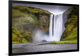 Skogafoss Waterfall Situated on the Skoga River in the South Region, Iceland, Polar Regions-Andrew Sproule-Framed Photographic Print