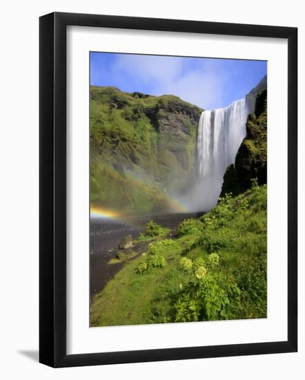 Skogafoss Waterfall, South Coast, Iceland-Michele Falzone-Framed Photographic Print