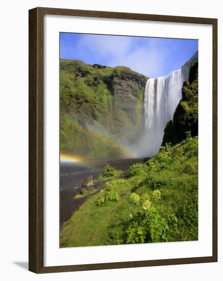 Skogafoss Waterfall, South Coast, Iceland-Michele Falzone-Framed Photographic Print