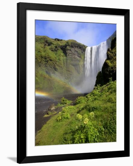 Skogafoss Waterfall, South Coast, Iceland-Michele Falzone-Framed Photographic Print