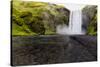 Skogafoss Waterfall-George Oze-Stretched Canvas