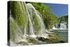 Skradinski Buk Lowest Step of Waterfall and Pool-null-Stretched Canvas