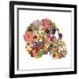 Skull 1-Victoria Brown-Framed Art Print