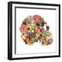 Skull 1-Victoria Brown-Framed Art Print