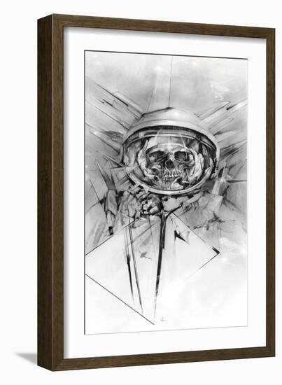 Skull 55-Alexis Marcou-Framed Art Print