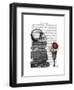 Skull and Books-Fab Funky-Framed Art Print