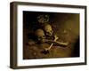 Skull and Cross Bones-Michael Brown-Framed Photographic Print