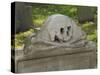 Skull and Crossbones on a Gravestone in the Old Granary Burying Ground, Boston, Massachusetts-null-Stretched Canvas